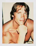 Arnold Schwarzenegger by Andy Warhol, 1977, Polaroid-Color photograph. Polacolor Type 108, sold Jul 2020
