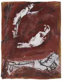 Emil Schumacher, G-45/1986, 1986, Mixed media