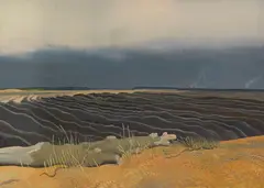 Wolfgang Mattheuer, Oh Caspar David, 1975, Oil on panel