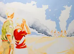 Norbert Bisky, Lazarett, 2004, Oil on canvas