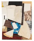 Kurt Schwitters, Spitzbergen, Merzzeichnung, 1929/30, Collage made of offset prinst, partly in colors...