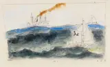 32 by Lyonel Feininger, 1926, Watercolor and India ink drawing, sold Dec 2019