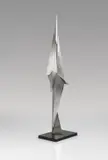 Erich Hauser, 8/86, 1986, Stainless steel. Mounted on granite base