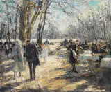 Otto Eduard Pippel, Ostern im Englischen Garten in München
