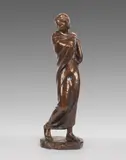 Mignon (Schreitende) by Fritz Klimsch, 1936, Bronze with gold brown patina, sold Dec 2019