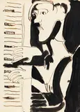 Ernst Ludwig Kirchner, Der Orgelspieler (Orgler) von Spina Julius Hembus
