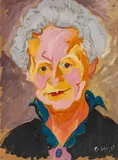 Carl Lohse, Frau Scheumann (Schwiegermutter des Künstlers)