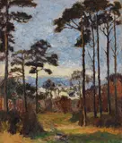 Christian Rohlfs, Kiefern auf dem Ettersberg
