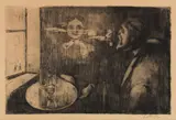 Edvard Munch, Tête-à-Tête (Plauderstunde)