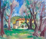 Charles Camoin, Mas fleuri entre les oliviers à Giraut