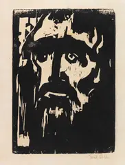 Prophet by Emil Nolde, 1912, Woodcut, sold Dec 2019