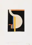 Walter Dexel, Entwurf zu Fast ein S, 1925, Collage