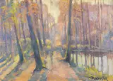 Ohne Titel by Vaclav Radimsky, Wohl um 1905, Oil on cardboard, sold Dec 2019