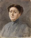 Max Liebermann, Bildnis der Schauspielerin Else Lehmann, 1916, Oil on canvas