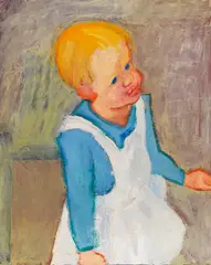 Carl Lohse, Tochter Maria, Wohl 1932, Oil on canvas
