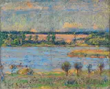 Christian Rohlfs, Teich am Abend
