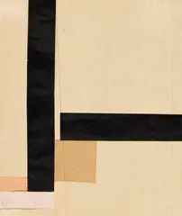 Walter Dexel, Ohne Titel, Um 1925, Collage. Different types of papers and pencil o...