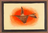 Georges Braque, Au Couchant (Oiseau XVI), 1958, Lithograph in colors