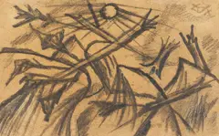 Otto Dix, Zertrümmertes (Postkarte), Um 1916, Pencil