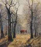 Otto Eduard Pippel, Herbst, Wohl um 1935, Oil on canvas