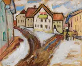 Gabriele Münter, Tauwetter im Dorf (Murnau)
