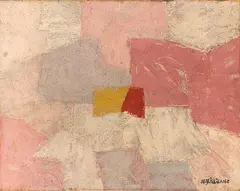 Composition abstraite by Serge Poliakoff, 1967, Mischtechnik auf Leinwand, sold Dec 2019