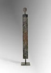 William Turnbull, Female Figure, 1989, Bronze with black-green patina