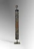 William Turnbull, Female Figure, 1989, Bronze with black-green patina