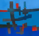 Vor drei Zonen by Fritz Winter, 1968, Oil on canvas, sold Dec 2019