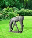 Großes grasendes Fohlen by Renée Sintenis, 1929, Bronze with greenish patina, sold Dec 2019