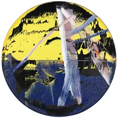 Goldberg-Variationen by Gerhard Richter, 1984, Multiple. Oil on record, sold Dec 2019