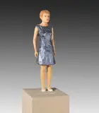 Stephan Balkenhol, Frau mit grauem Kleid