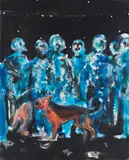 Daniel Richter, Ohne Titel, 2002, Oil on canvas