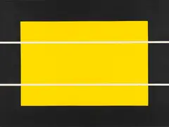 Untitled by Donald Judd, 1992, 2 sheets Woodcut in colors, sold Dec 2019