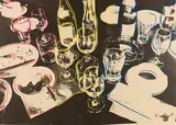 After The Party by Andy Warhol, 1979, Silkscreen in colors, sold Dec 2019
