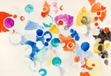 Ernst Wilhelm Nay, Ohne Titel, 1957, Watercolor