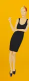 Alex Katz, Black Dress 3 (Oona), 2015, Silkscreen in colors