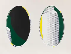 Mirror #8 by Roy Lichtenstein, 1972, Lithograph in colors and silkscreen, sold Dec 2019