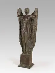 Franz von Stuck, Phryne, Kurz vor 1925, Bronze with black-brown patina