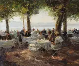 Otto Eduard Pippel, Kaffeegarten am Starnberger See