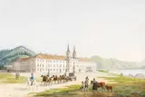Heinrich Adam, Schloss Tegernsee, Um 1830, Watercolor