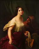 Adolf Zimmermann, Judith mit dem Haupt des Holofernes, Ca. 1843, Oil on canvas