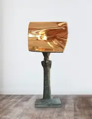 Bernhard Heiliger, Natare I, 1969, Bronze with green-brown patina, partly polished