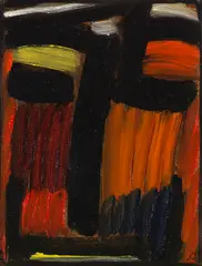 Meditation by Alexej von Jawlensky, 1935, Oil on structured paper, firmly laid on a backi..., sold Jun 2019
