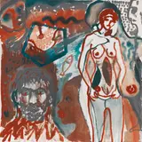 Ohne Titel by A. R. Penck, 1975, Oil on canvas, sold Jun 2019