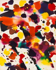 Untitled (SF72-013) by Sam Francis, 1972, Gouache and acrylic, sold Jun 2019