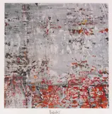 Cage 4 Abstract Painting by Gerhard Richter, 2011, Color Offset on Aludibond with Diasec matt, sold Jun 2019