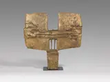 Fritz Koenig, Ikarus, 1963, Bronze with golden brown patina on base plate