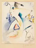 Kurt Schwitters, Mann schaaft Lilablau