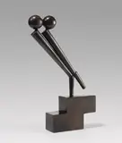 Fritz Koenig, Kleine Zwei VIII, 1975, Bronze with black-brown patina